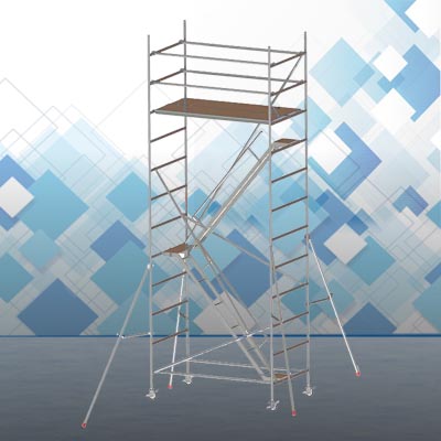 Aluminum Mobile Stairway Scaffolding supplier UAE