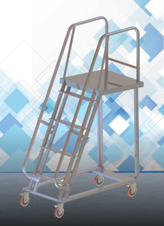 Aluminum Staircase Cantilever Ladder Supplier in UAE