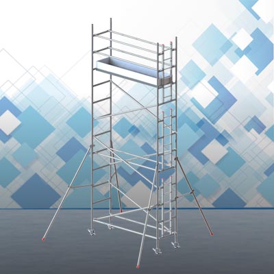 Single Width Aluminum Scaffolding supplier UAE