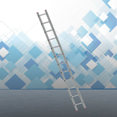 Straight aluminum ladder Supplier UAE