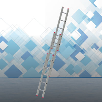 Triple Section Straight Aluminum Ladder Supplier UAE