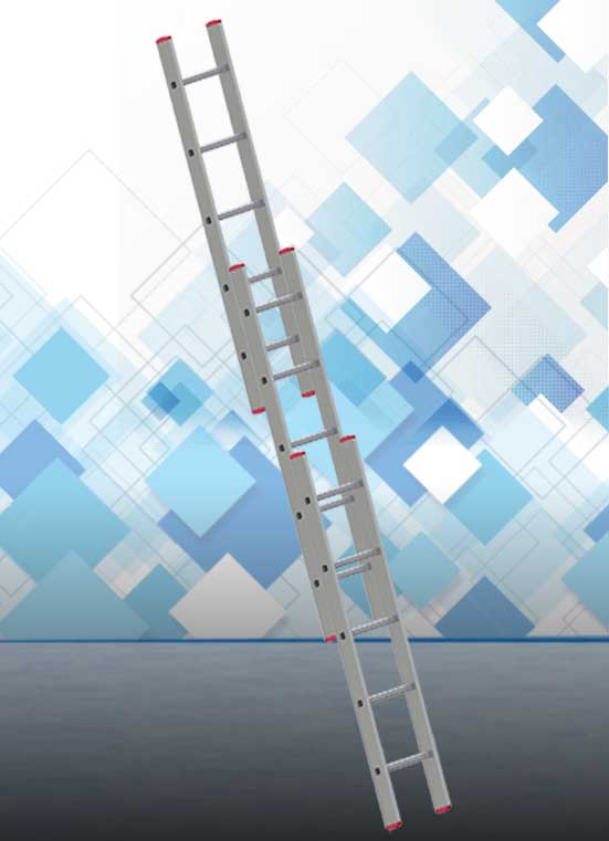 Triple Section Straight Aluminum Ladder Supplier in UAE